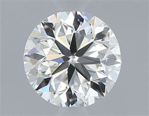 Picture of Natural Diamond 0.40 Carats, Round with Very Good Cut, I Color, VVS1 Clarity and Certified by GIA