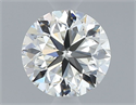 Natural Diamond 0.40 Carats, Round with Very Good Cut, I Color, VVS1 Clarity and Certified by GIA