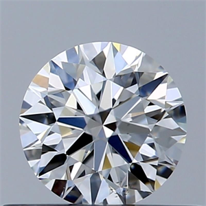 Picture of Natural Diamond 0.43 Carats, Round with Excellent Cut, G Color, VS2 Clarity and Certified by GIA