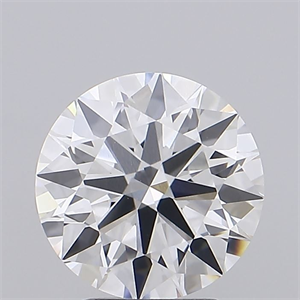 Picture of Lab Grown Diamond 2.02 Carats, Round with Ideal Cut, E Color, VVS2 Clarity and Certified by IGI