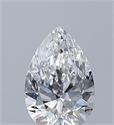 Natural Diamond 0.40 Carats, Pear with  Cut, F Color, VS2 Clarity and Certified by GIA