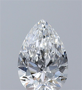 Picture of Natural Diamond 0.40 Carats, Pear with  Cut, F Color, VS2 Clarity and Certified by GIA