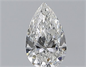 Natural Diamond 0.71 Carats, Pear with  Cut, F Color, VVS2 Clarity and Certified by GIA