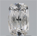 Natural Diamond 0.72 Carats, Cushion with  Cut, G Color, VS1 Clarity and Certified by GIA