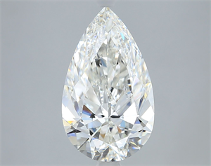 Picture of Natural Diamond 3.50 Carats, Pear with  Cut, H Color, VS2 Clarity and Certified by GIA