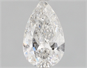 Natural Diamond 1.00 Carats, Pear with  Cut, G Color, I1 Clarity and Certified by GIA