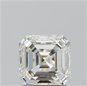 Natural Diamond 1.53 Carats, Asscher with  Cut, K Color, VS1 Clarity and Certified by GIA