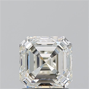 Picture of Natural Diamond 1.53 Carats, Asscher with  Cut, K Color, VS1 Clarity and Certified by GIA