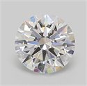 Lab Grown Diamond 1.03 Carats, Round with Ideal Cut, D Color, VS1 Clarity and Certified by IGI