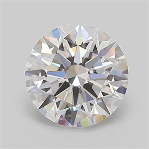 Picture of Lab Grown Diamond 1.03 Carats, Round with Ideal Cut, D Color, VS1 Clarity and Certified by IGI