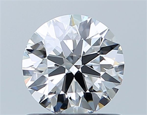 Picture of Natural Diamond 0.76 Carats, Round with Excellent Cut, F Color, VVS2 Clarity and Certified by GIA