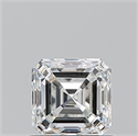 Diamante Natural 0.90 quilates, Asscher , Color G, claridad VS2 y certificado GIA