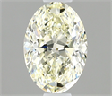 Natural Diamond 0.70 Carats, Oval with  Cut, L Color, VS1 Clarity and Certified by IGI
