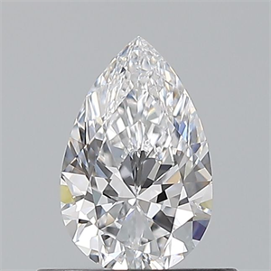 Foto Diamante Natural 0.50 quilates, De pera , Color D, claridad VS1 y certificado GIA de