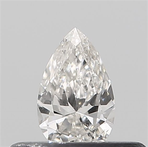 Picture of Natural Diamond 0.19 Carats, Pear with  Cut, H Color, SI1 Clarity and Certified by IGI