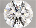 Del inventario de diamantes de laboratorio, 4.04 quilates, Redondo , Color E, claridad VS1 y certificado GIA