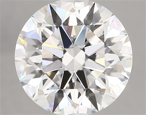 Picture of Lab Grown Diamond 4.04 Carats, Round with Excellent Cut, E Color, VS1 Clarity and Certified by GIA