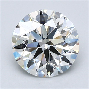 Picture of Natural Diamond 2.01 Carats, Round with Excellent Cut, G Color, VS2 Clarity and Certified by GIA