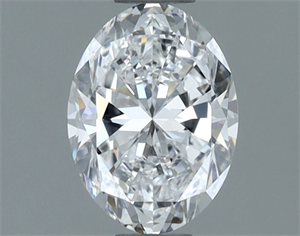 Picture of Natural Diamond 1.00 Carats, Oval with  Cut, D Color, VS2 Clarity and Certified by GIA