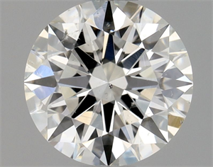 Picture of Natural Diamond 0.71 Carats, Round with Excellent Cut, G Color, SI2 Clarity and Certified by GIA