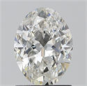 Diamante Natural 1.20 quilates, Ovalado , Color H, claridad SI1 y certificado GIA