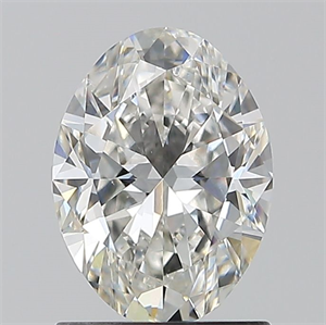 Foto Diamante Natural 1.20 quilates, Ovalado , Color H, claridad SI1 y certificado GIA de