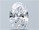 Diamante Natural 1.00 quilates, Ovalado , Color D, claridad SI2 y certificado GIA