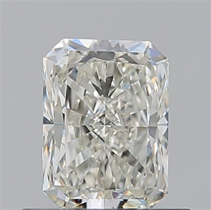 Picture of Natural Diamond 0.70 Carats, Radiant with  Cut, J Color, VS1 Clarity and Certified by GIA