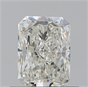 Natural Diamond 0.70 Carats, Radiant with  Cut, J Color, VS1 Clarity and Certified by GIA