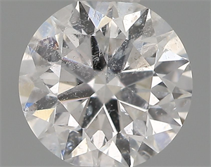 Picture of Natural Diamond 0.47 Carats, Round with Excellent Cut, E Color, I1 Clarity and Certified by IGI