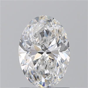 Picture of Natural Diamond 1.20 Carats, Oval with  Cut, E Color, SI1 Clarity and Certified by GIA