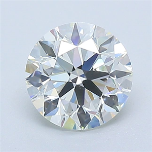 Picture of Natural Diamond 1.00 Carats, Round with Excellent Cut, K Color, VS1 Clarity and Certified by GIA