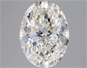 Diamante Natural 4.01 quilates, Ovalado , Color G, claridad SI1 y certificado GIA