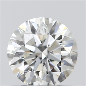 Picture of Natural Diamond 0.70 Carats, Round with Excellent Cut, I Color, SI1 Clarity and Certified by GIA