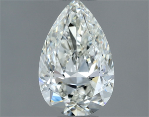 Picture of Natural Diamond 0.60 Carats, Pear with  Cut, I Color, VVS2 Clarity and Certified by GIA