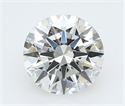 Lab Grown Diamond 2.08 Carats, Round with Ideal Cut, E Color, VVS1 Clarity and Certified by IGI