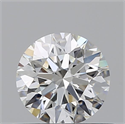 Natural Diamond 0.54 Carats, Round with Excellent Cut, G Color, VVS2 Clarity and Certified by GIA