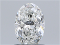 Natural Diamond 0.70 Carats, Oval with  Cut, G Color, VVS1 Clarity and Certified by GIA