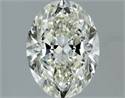 Natural Diamond 1.81 Carats, Oval with  Cut, J Color, VS1 Clarity and Certified by IGI