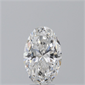 Natural Diamond 3.02 Carats, Oval with  Cut, E Color, SI1 Clarity and Certified by GIA