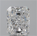 Diamante Natural 2.01 quilates, Radiante , Color D, claridad SI1 y certificado GIA