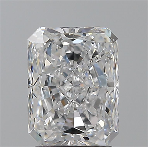 Foto Diamante Natural 2.01 quilates, Radiante , Color D, claridad SI1 y certificado GIA de