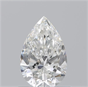 Natural Diamond 0.71 Carats, Pear with  Cut, G Color, VS1 Clarity and Certified by GIA