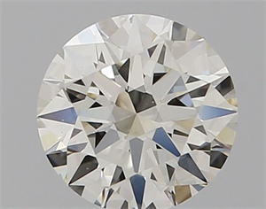 Picture of Natural Diamond 0.50 Carats, Round with Excellent Cut, I Color, VVS2 Clarity and Certified by IGI