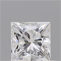 Diamante Natural 0.51 quilates, Princesa , Color D, claridad VS1 y certificado GIA