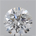 Natural Diamond 0.76 Carats, Round with Excellent Cut, F Color, VVS2 Clarity and Certified by GIA