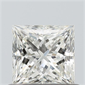Natural Diamond 0.51 Carats, Princess with  Cut, G Color, VVS1 Clarity and Certified by IGI