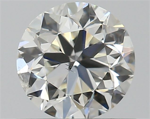 Picture of Natural Diamond 0.50 Carats, Round with Very Good Cut, H Color, SI2 Clarity and Certified by GIA