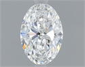 Diamante Natural 0.60 quilates, Ovalado , Color E, claridad VVS2 y certificado GIA