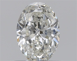 Picture of Natural Diamond 0.50 Carats, Oval with  Cut, I Color, SI2 Clarity and Certified by GIA